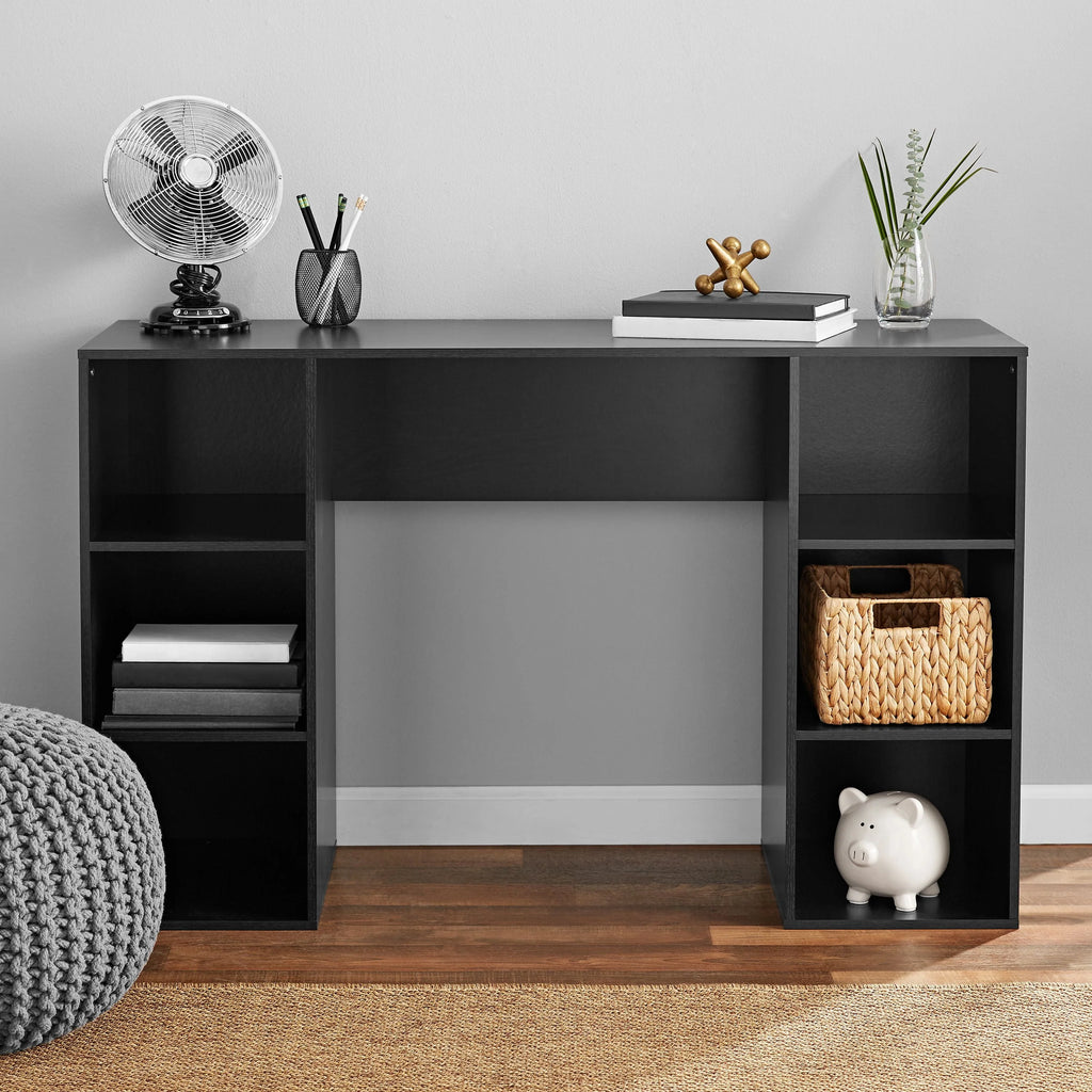 White 6-Cube Storage Computer Desk K8575