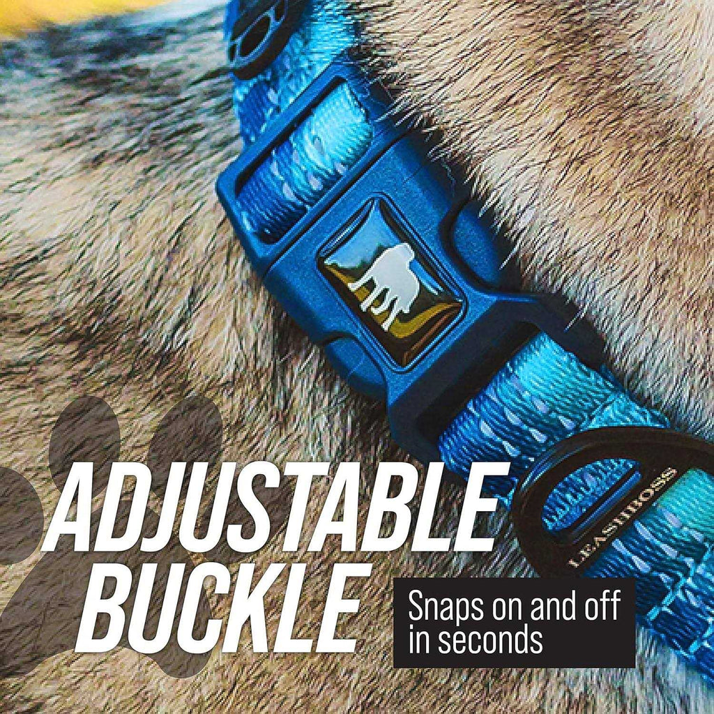 Patterned Fabric Martingale Dog Collar P7282