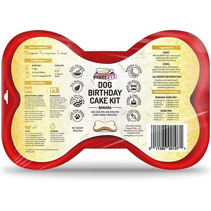 Dog Birthday Cake Kit W597855
