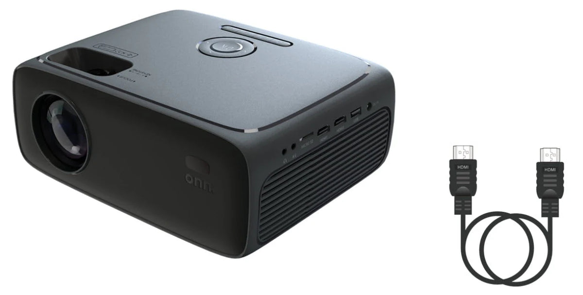720P HD LCD Home Theater Projector with HDMI Cable, Black B436994