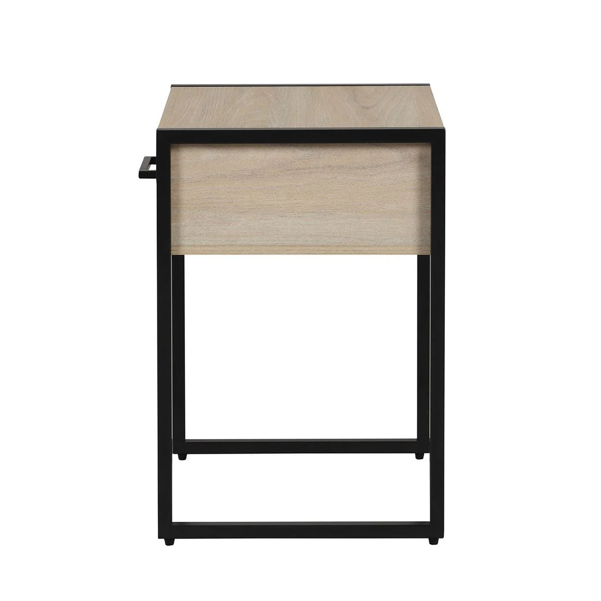 Beige Oak 1 Drawer Nightstand R3453