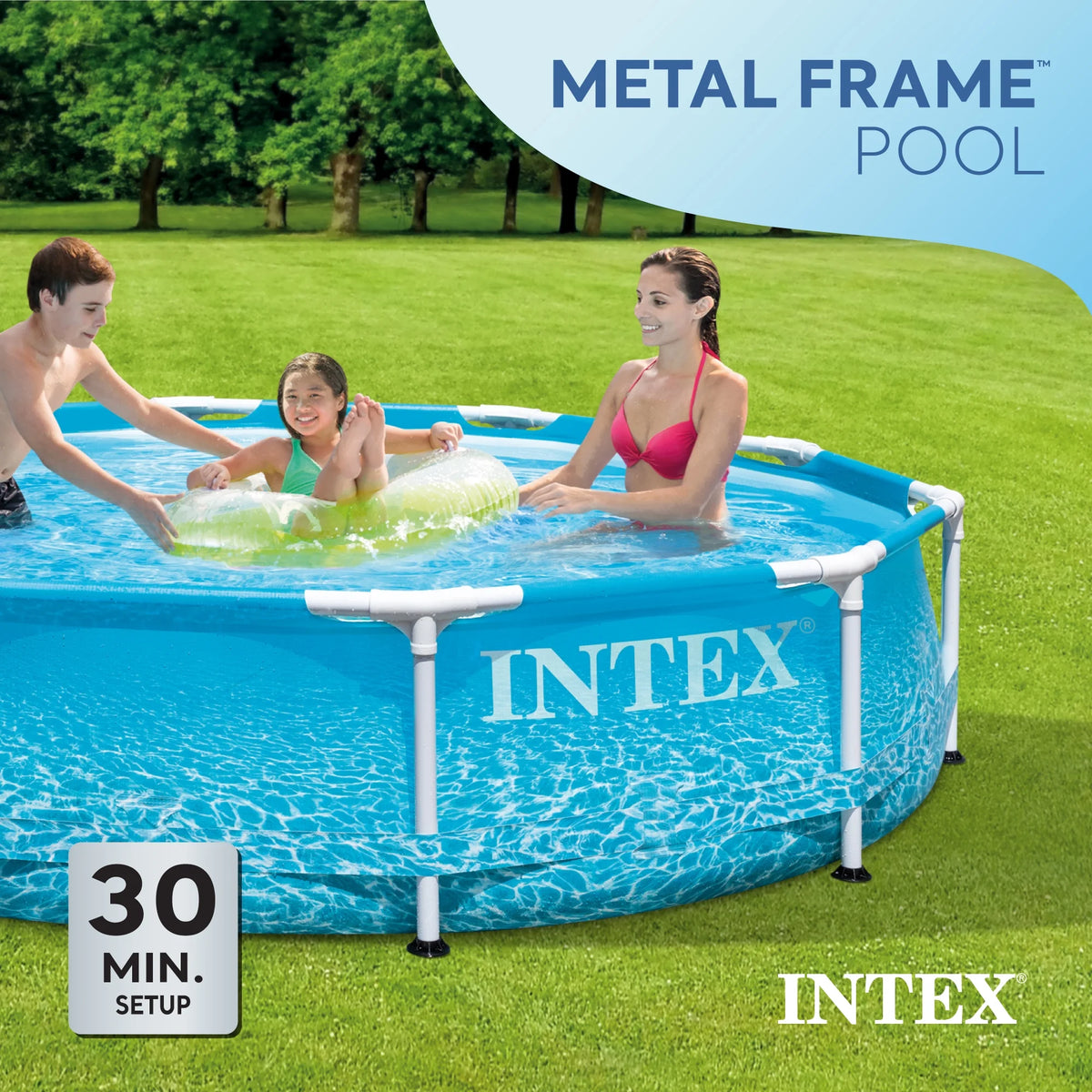 10' x 30 Above Ground Steel Frame Swimming Pool B4292