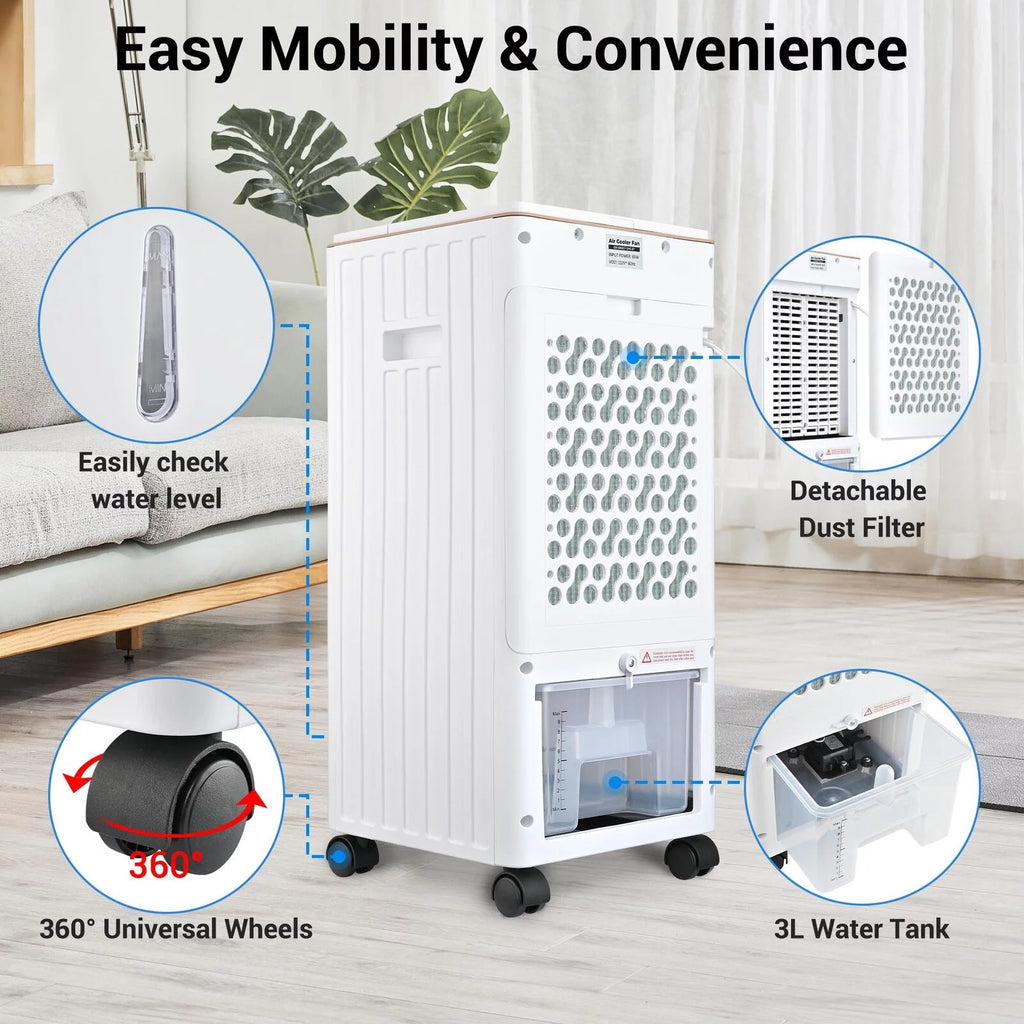 Evaporative Air Cooler Fan with Remote Control X172960