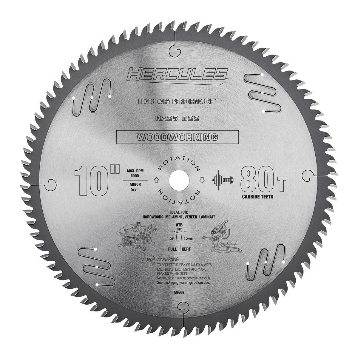 10 in. 80T Circular Saw Blade T358484
