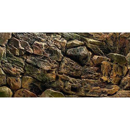 Rock Wall Aquarium Background Poster Fish Tank Decor L38523