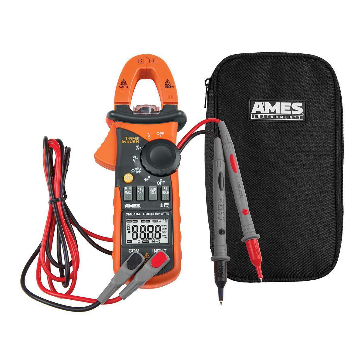 600A True-RMS AC/DC Clamp Meter V1034