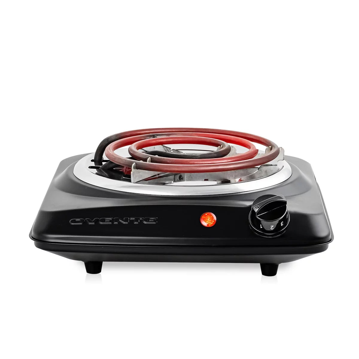 1000W Black Electric Countertop Single Burner N48450
