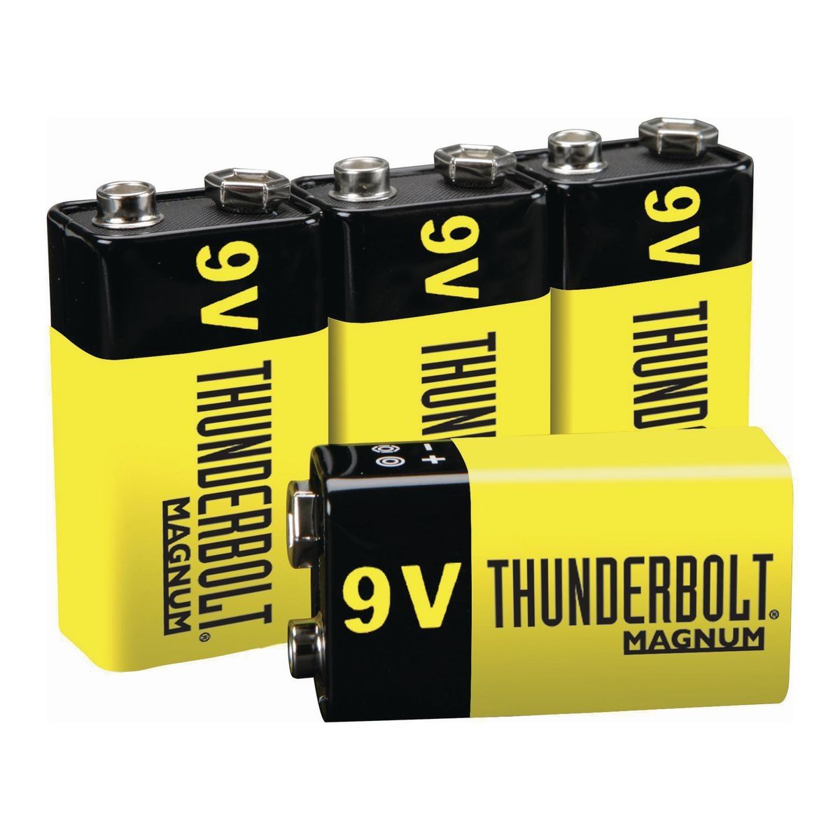 9V Zinc Chloride Batteries 4 Pack H269