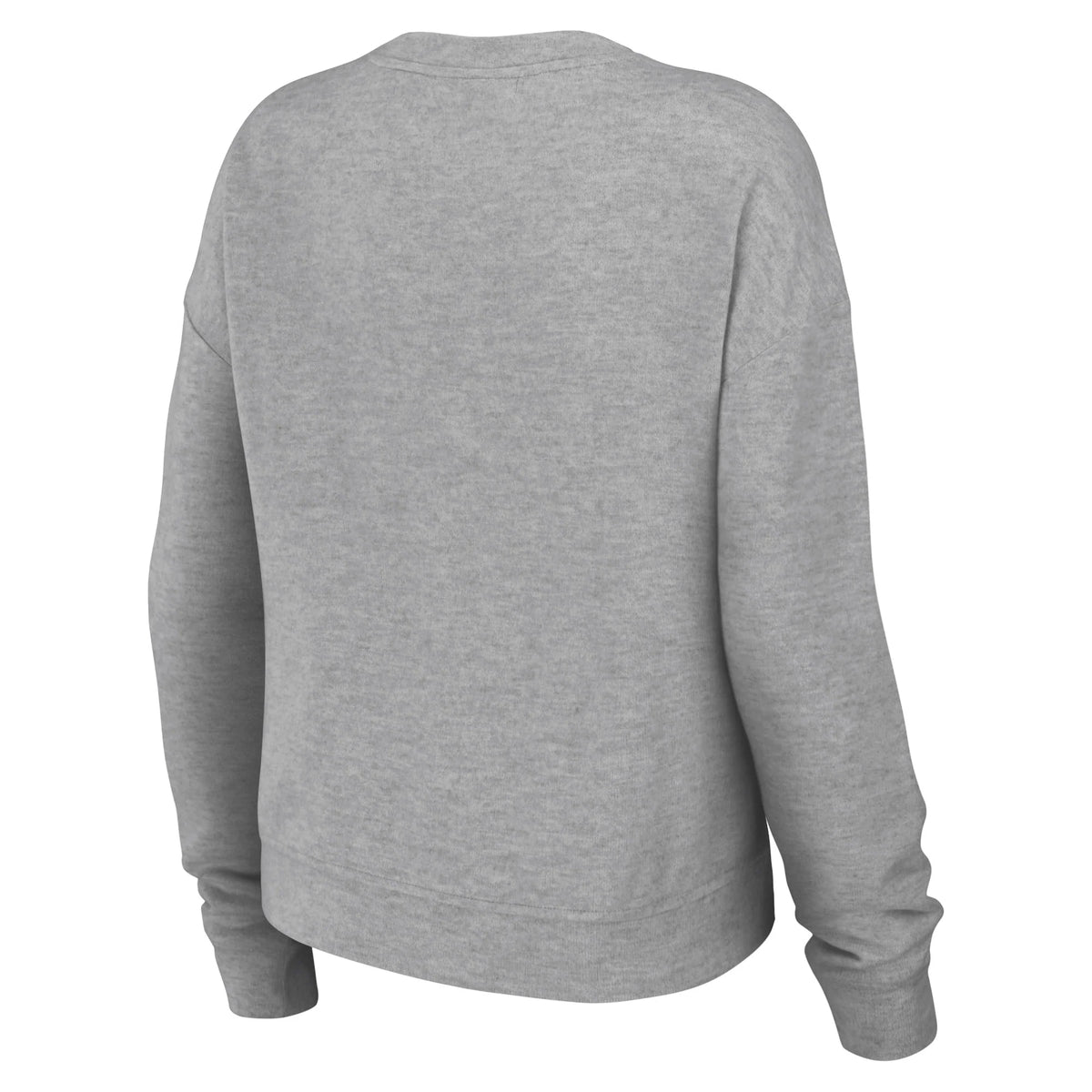 Heather Gray Knit Long Sleeve Tri-Blend T-Shirt & Pants Sleep Set U390335