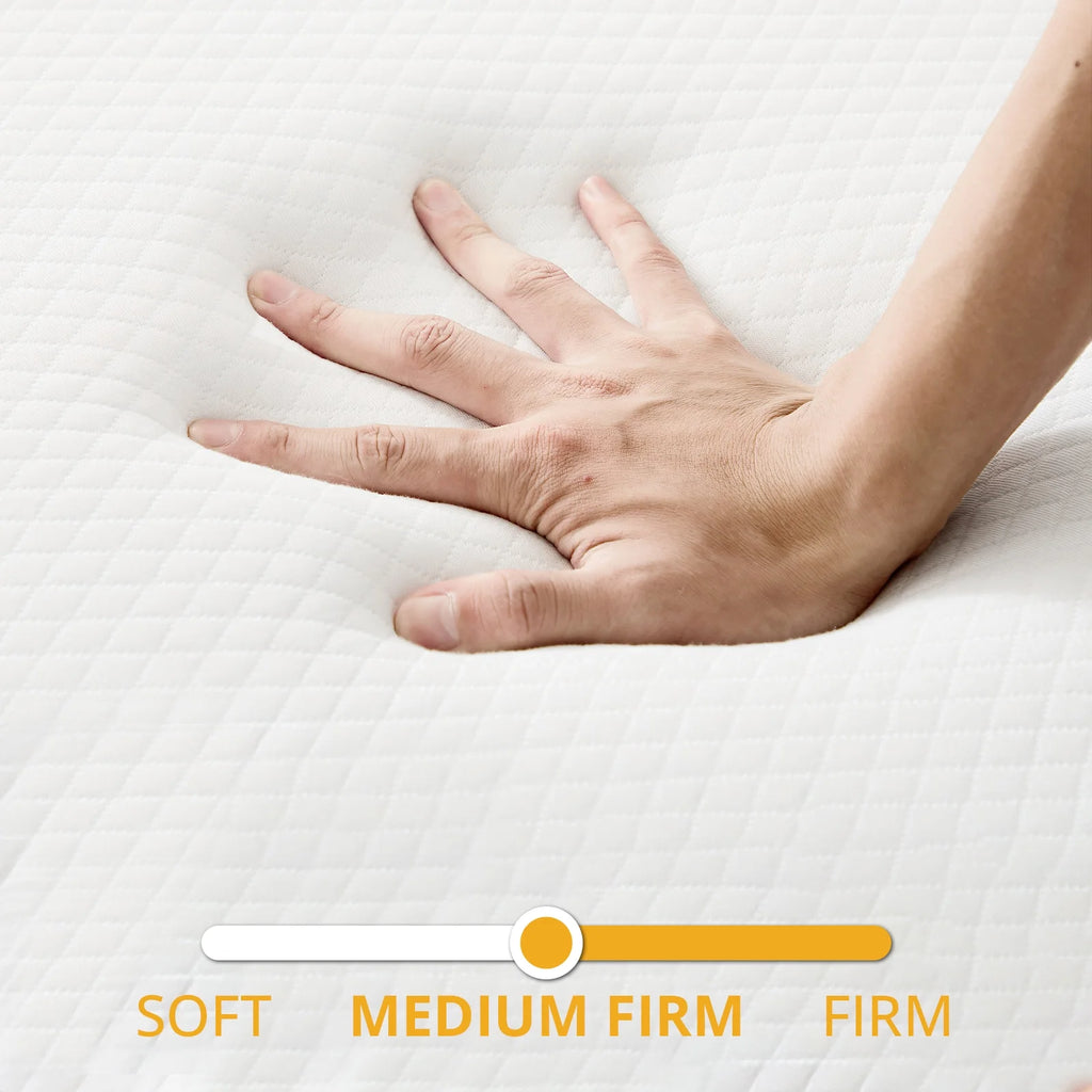 Folding Twin Size Memory Foam Mattress with Cover O2646