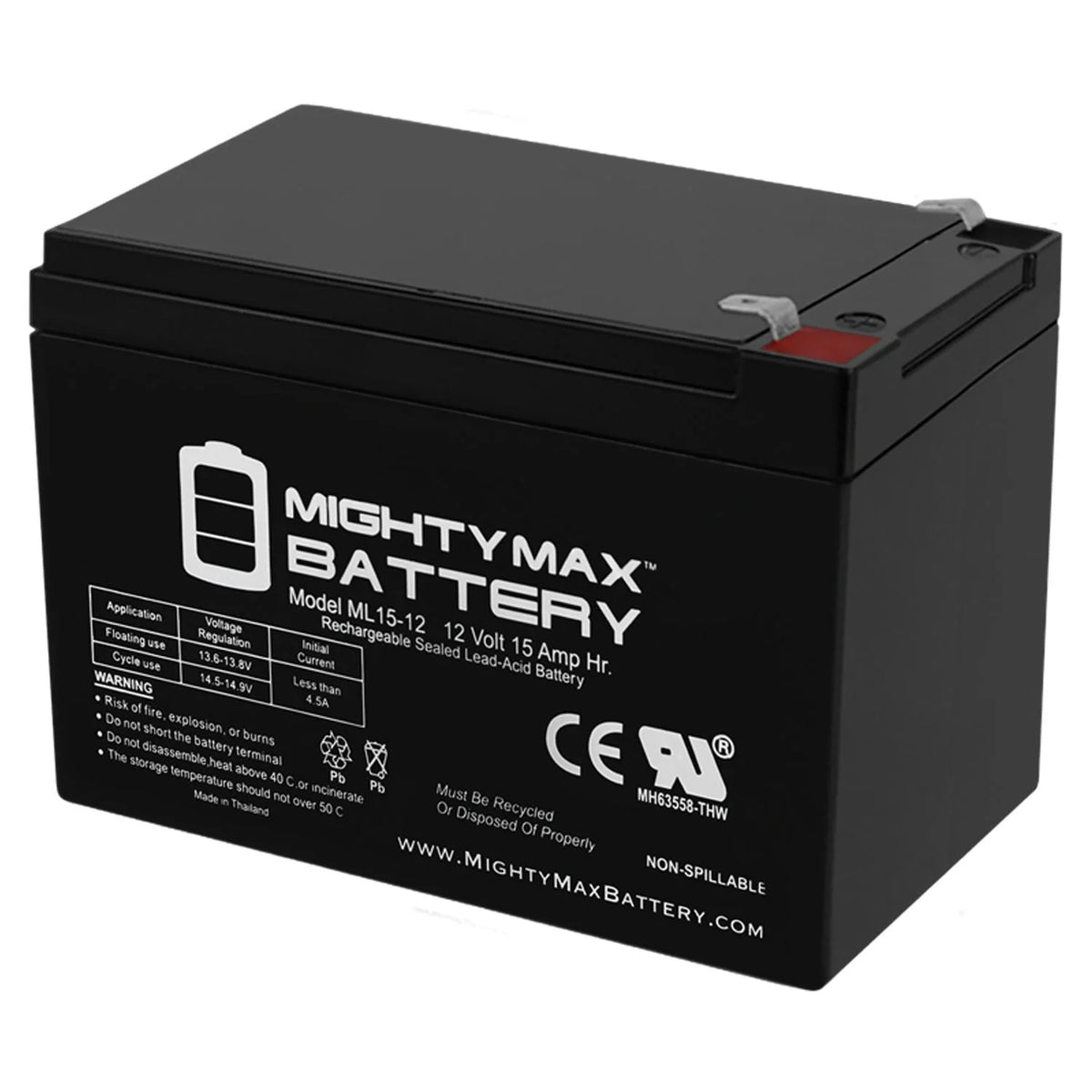12V 15AH Replacement Battery M201