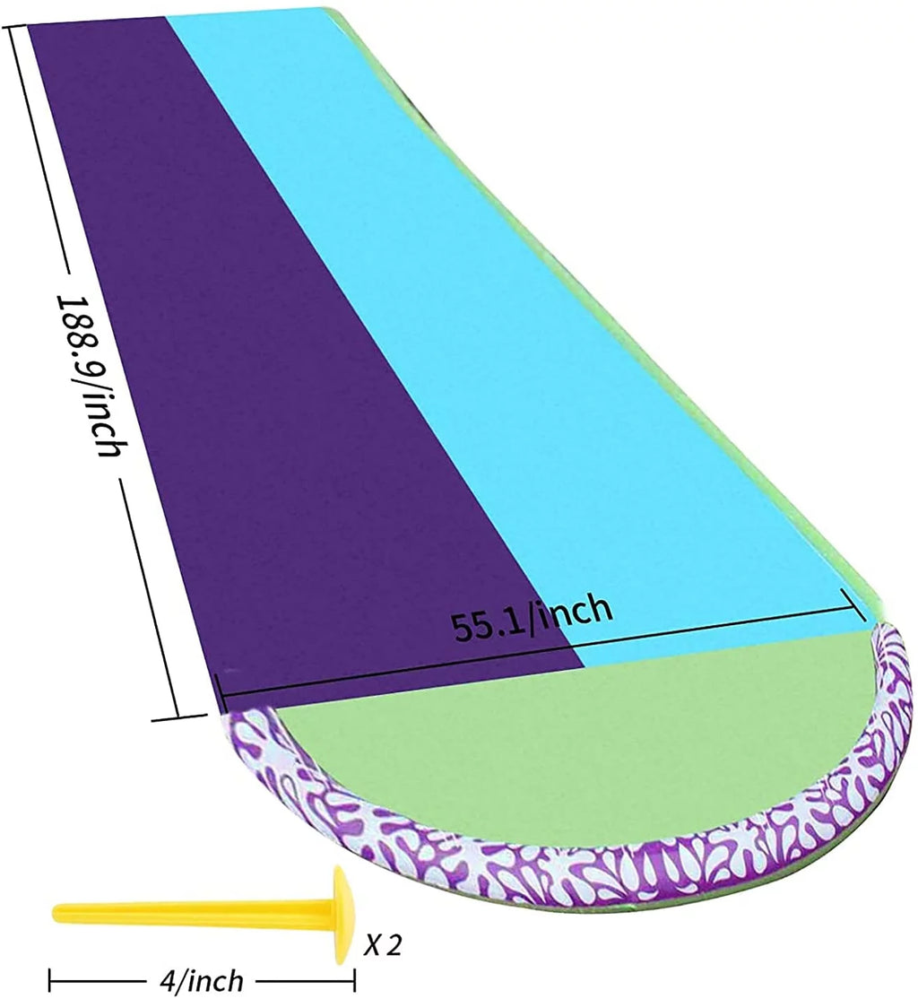 Water Slide with Splash Pool and Crash Pad T729071