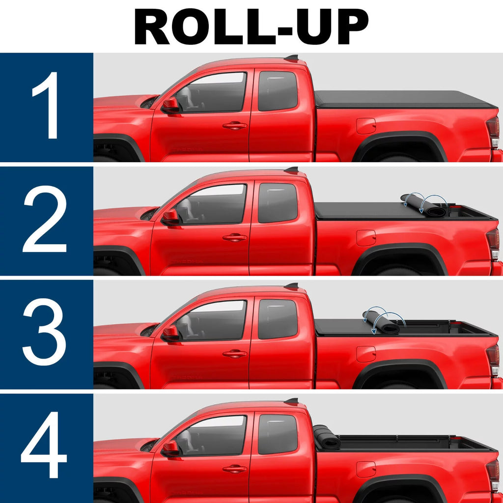 Soft Roll up Truck Bed Tonneau Cover X9445