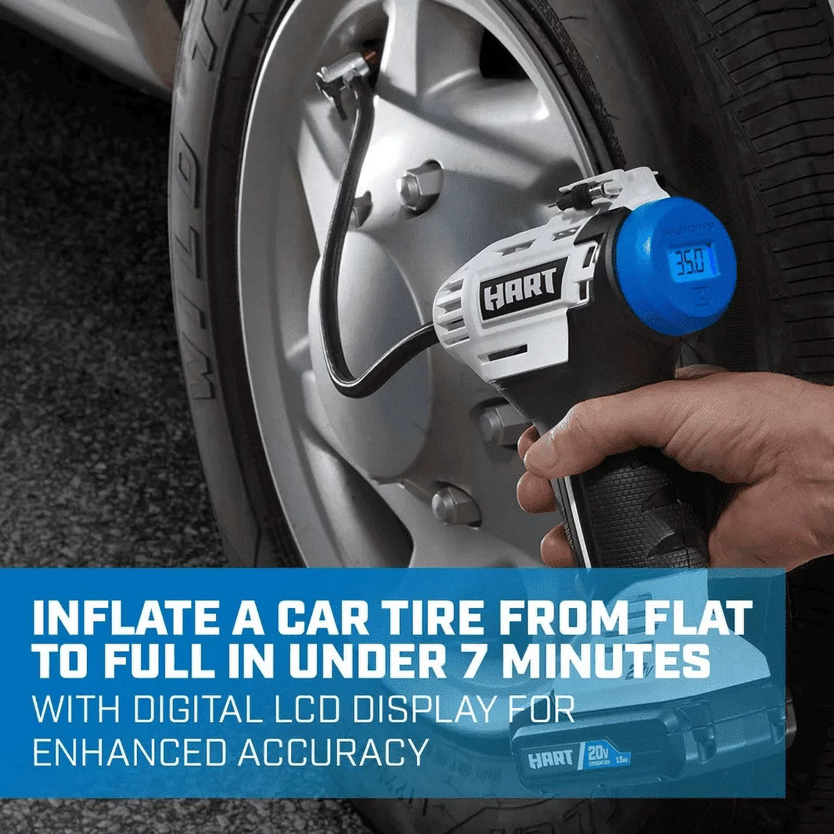 Cordless Inflator with 20-inch Hose W4825